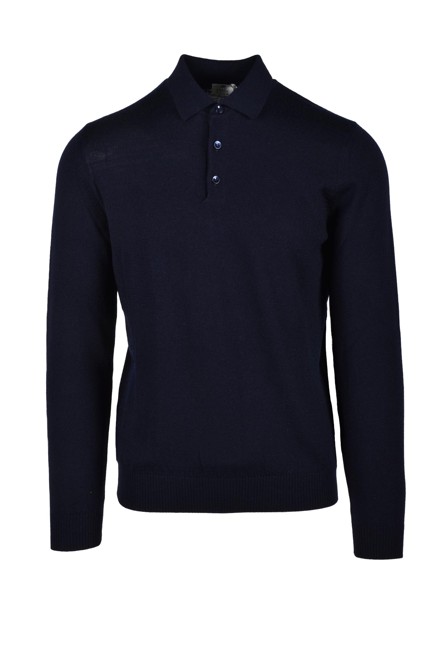 LUIGI BORRELLI NAPOLI knitted polo shirt