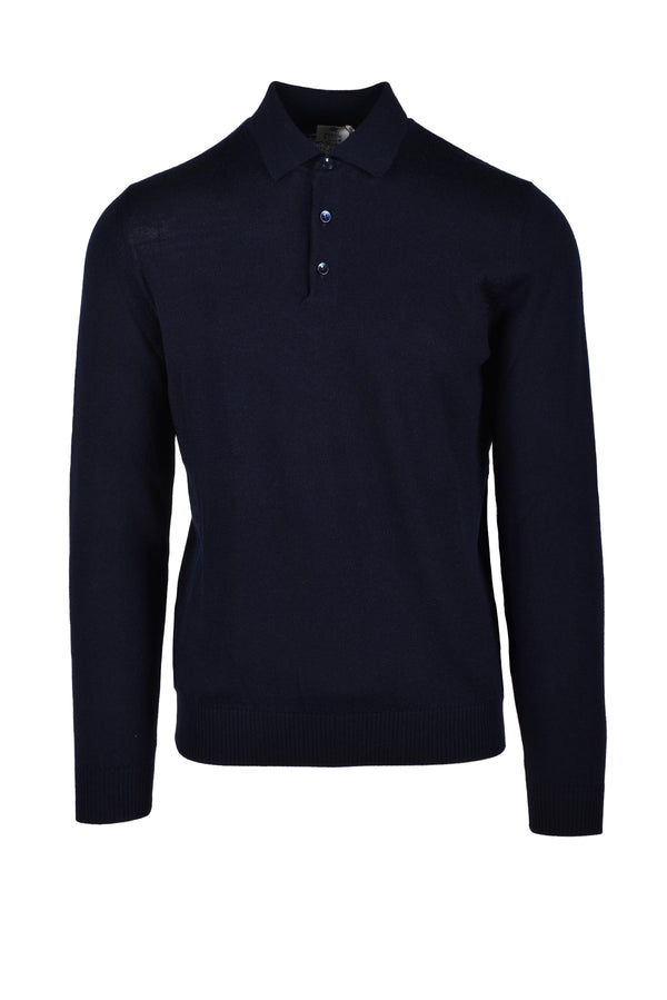 LUIGI BORRELLI NAPOLI knitted polo shirt