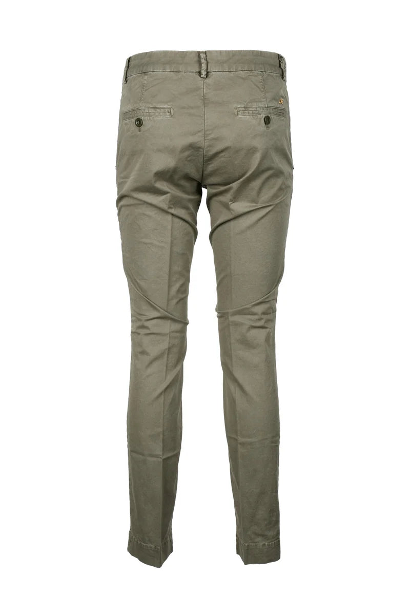 Mason's Pantaloni Cotone Stretch - Verde