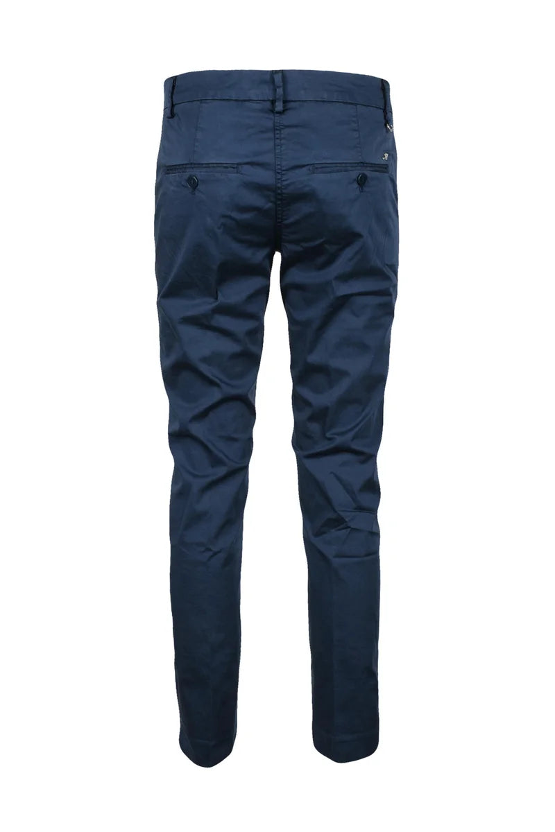 Mason's Stretch Cotton Trousers - Blue
