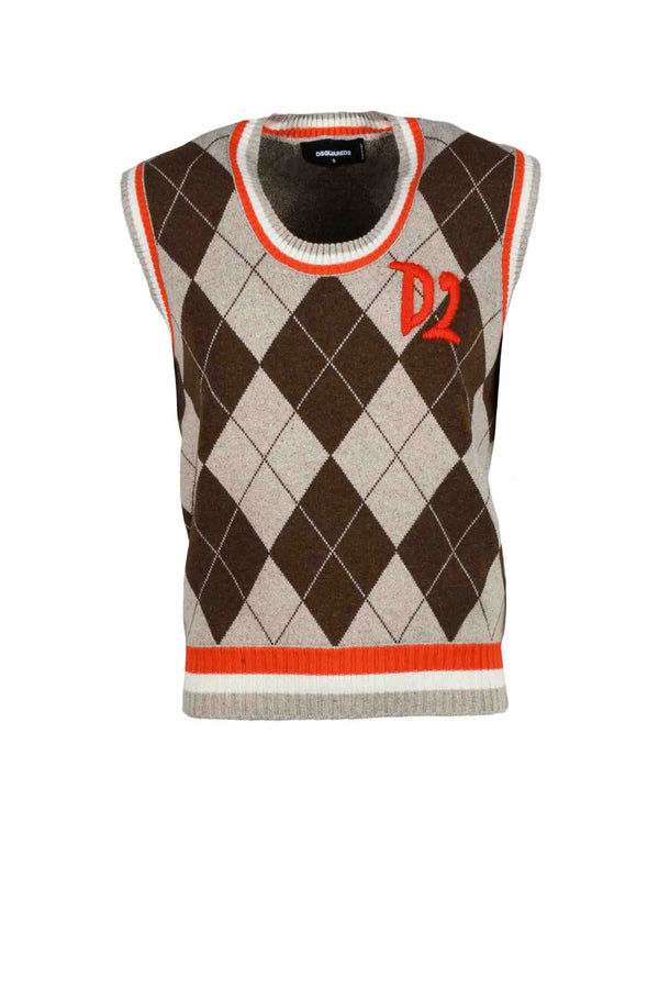 DSQUARED2 gilet maglia