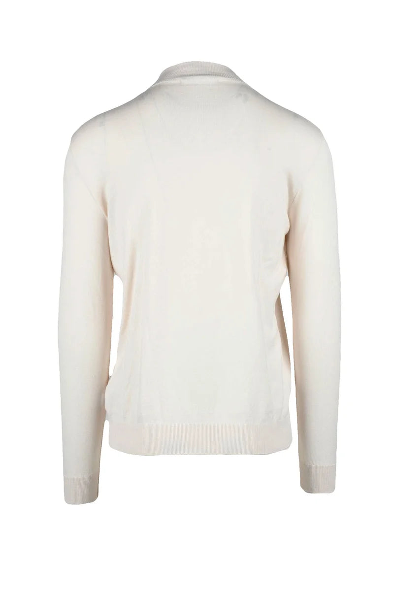 Takeshy Kurosawa Maglione Viscosa Poliestere Poliammide - Bianco