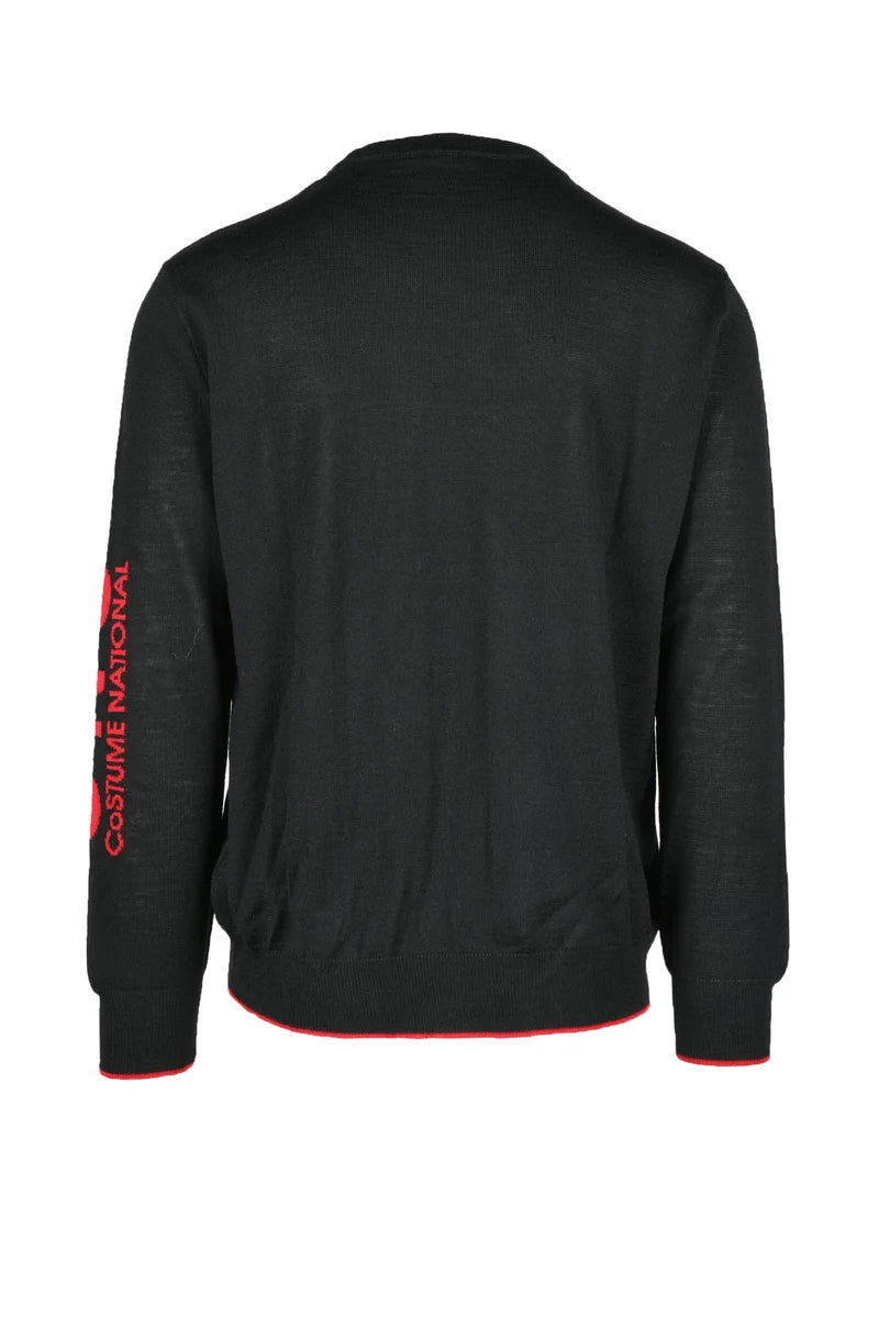 C N C Costume National Maglione Lana Acrilico - Rosso