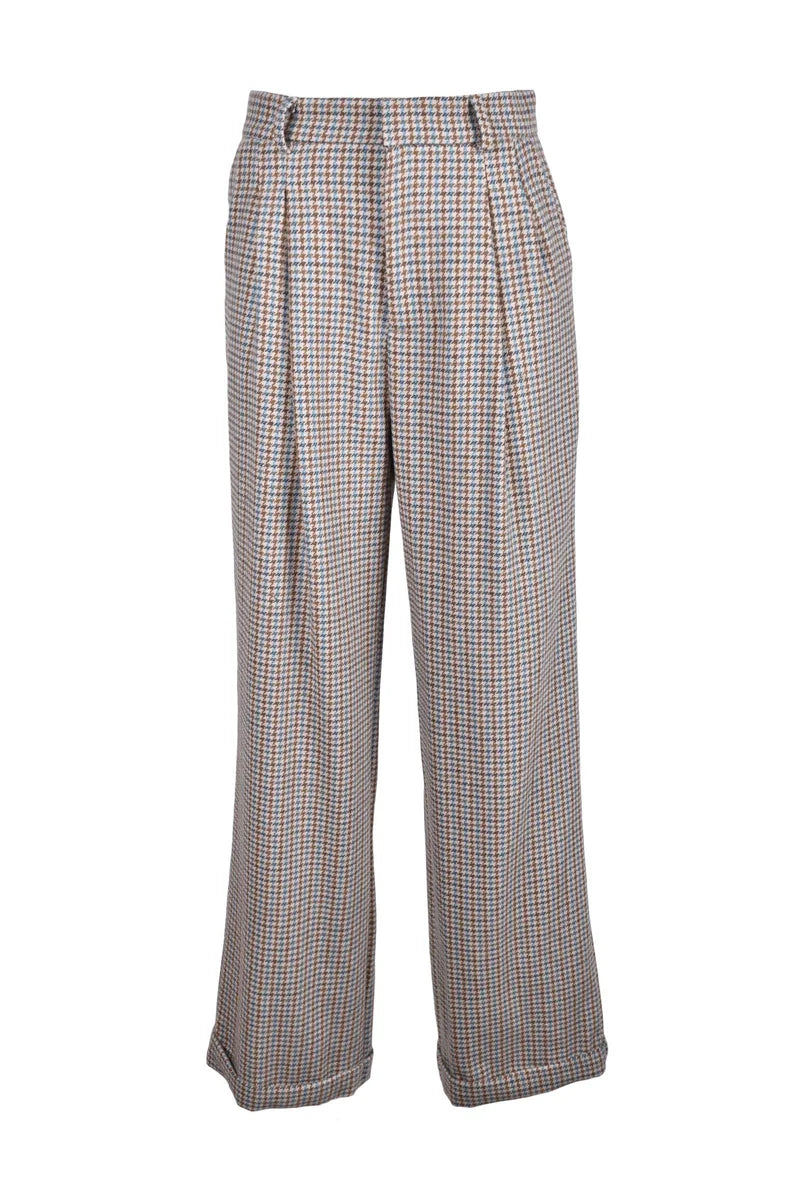 Weili Zheng Pantalone Lana/Poliestere - Beige/Heavenly