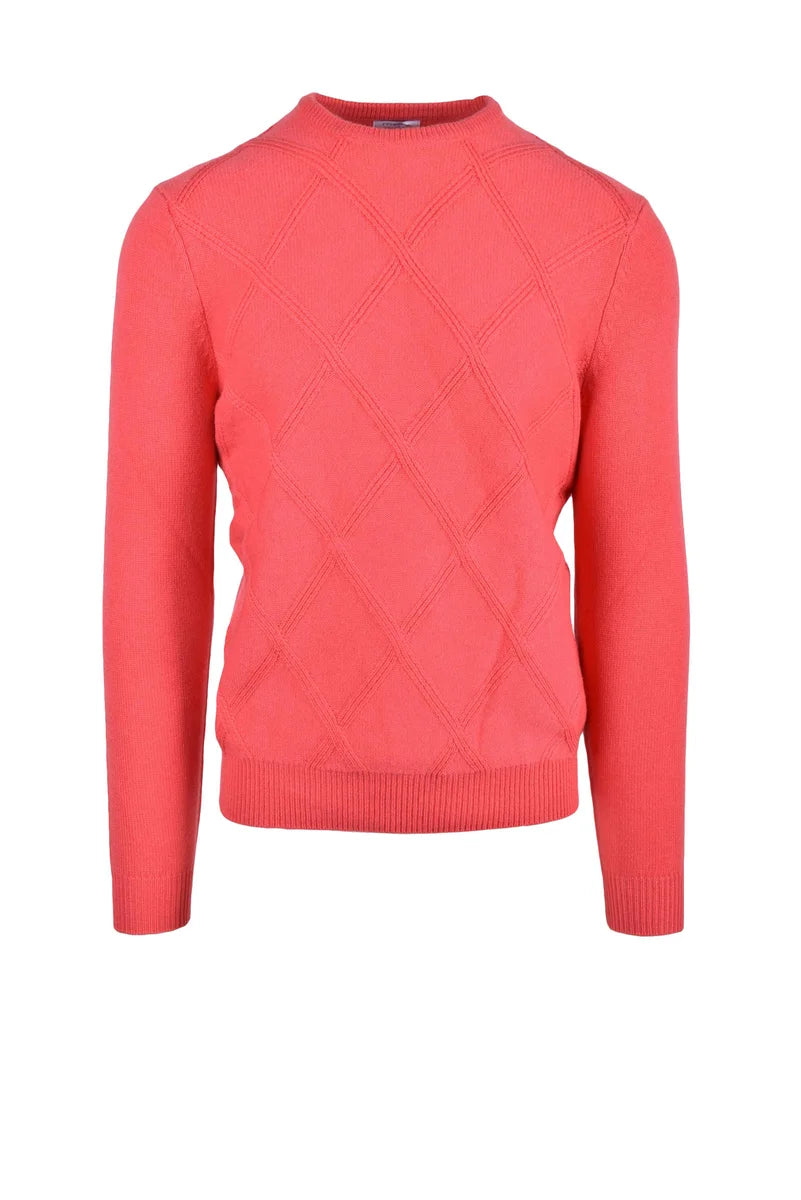 Malo Optimum Maglia Lana Cashmere - Rosso