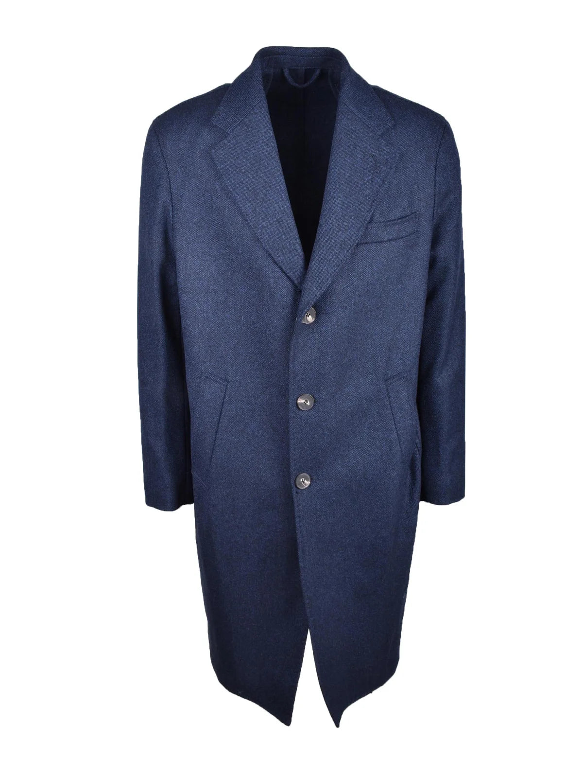 Giampaolo Cappotto Lana Vergine Blu