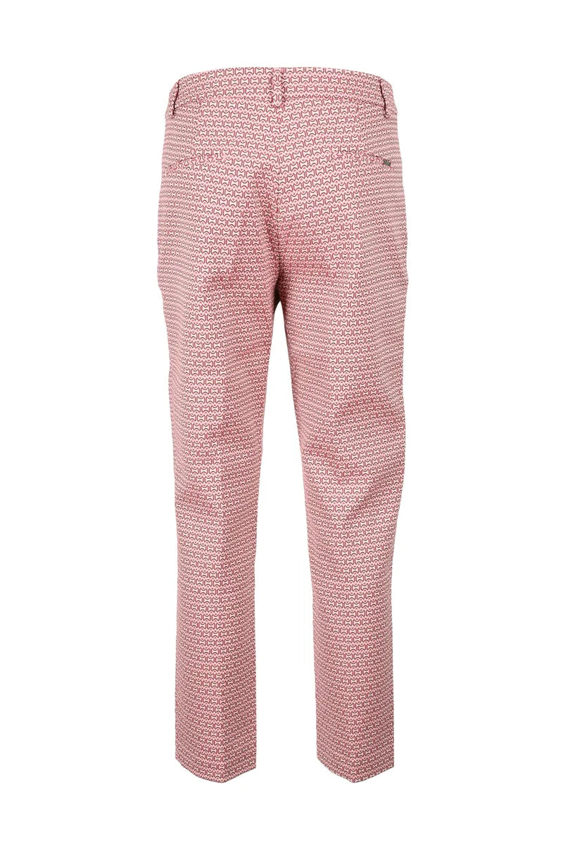 Seventy Pantalone Cotone/Poliestere/Elastan - Beige/Fuxia