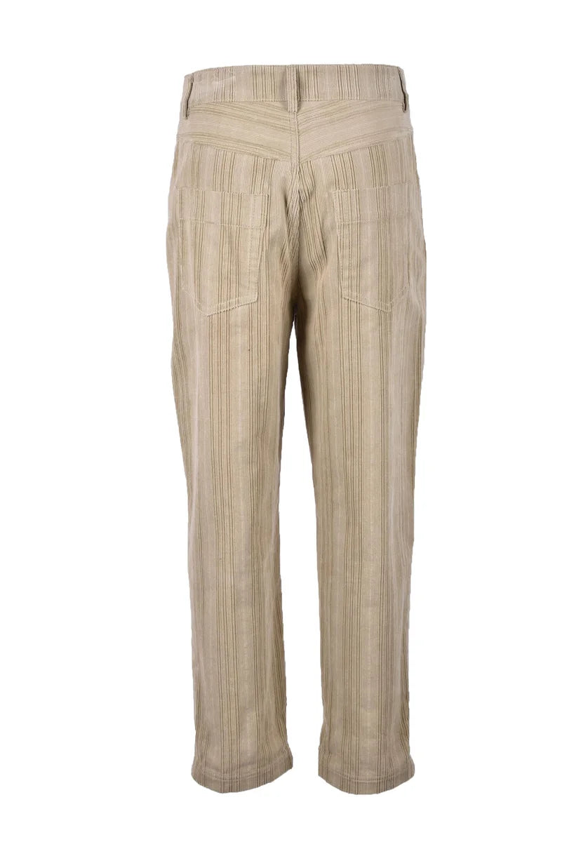 Tela Pantaloni Cotone - Beige
