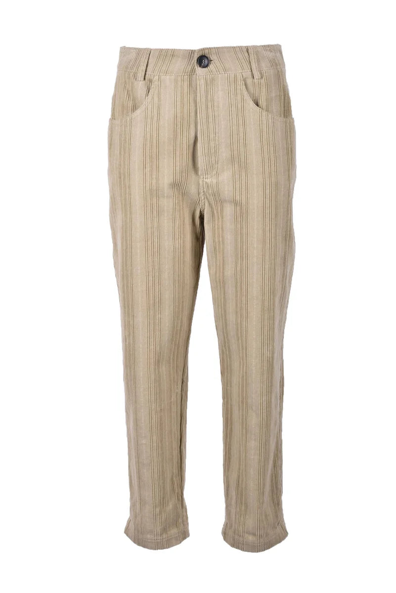 Tela Pantaloni Cotone - Beige