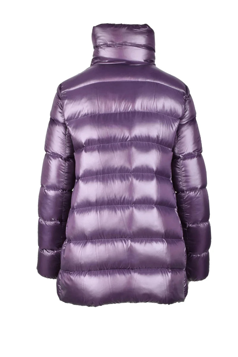 Annie Paris Piumino Zip - Viola