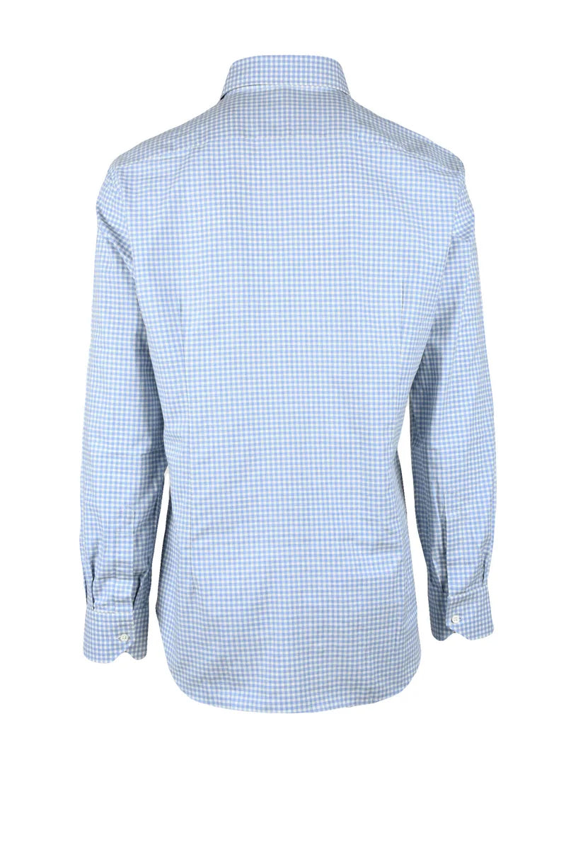 Emanuele Maffeis Camicia Cotone - Bianco/Celeste