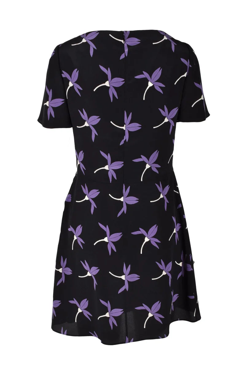 Valentino Abito Corto in Voile - Multicolore