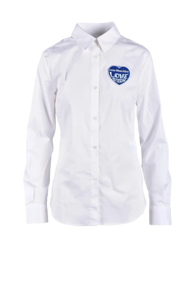 Love Moschino Camicia Bianco/Blu