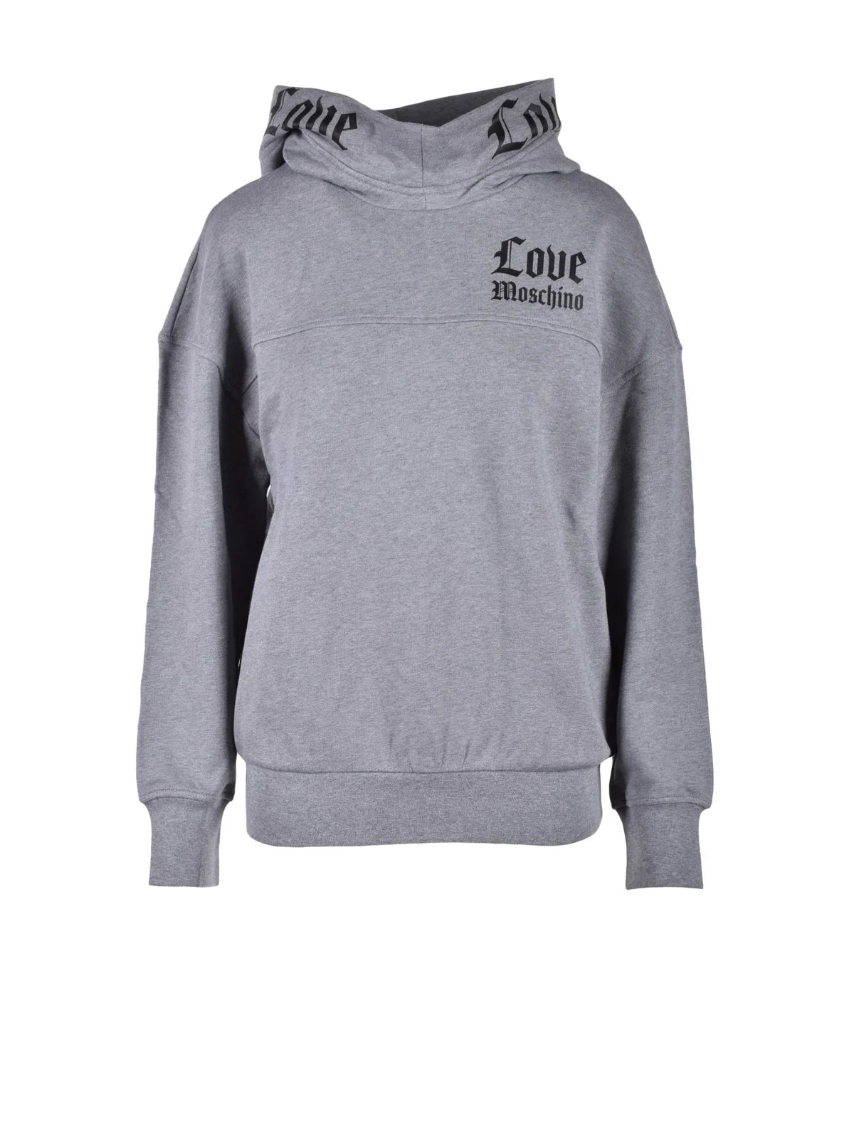 Love Moschino Felpa Cotone Spandex - Grigio