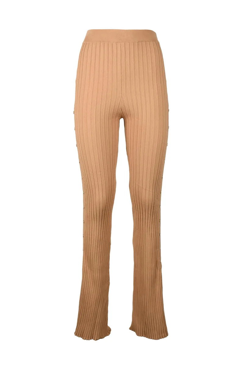 Elisabetta Franchi Pantaloni Viscosa - Beige