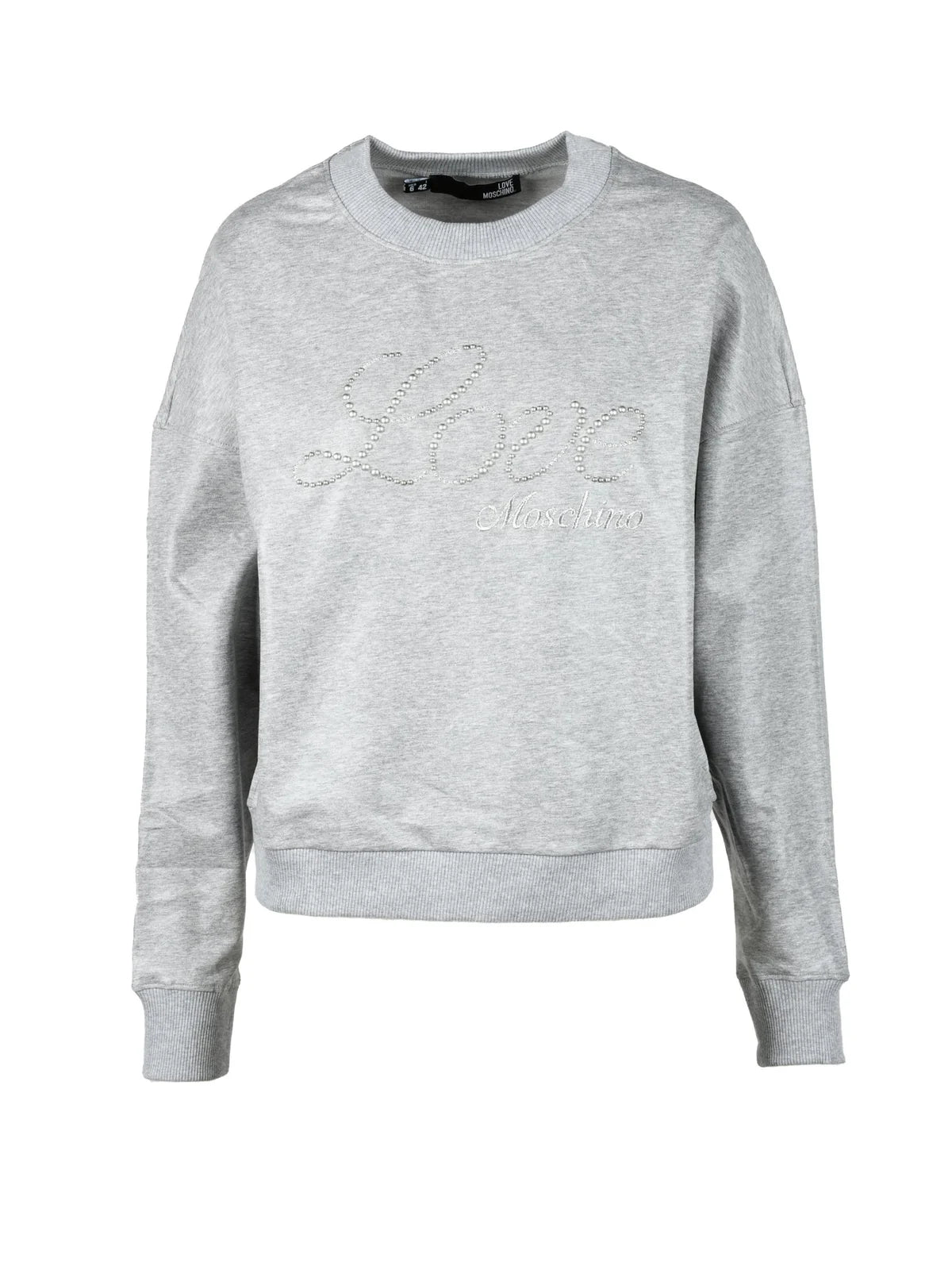 Love Moschino Felpa Girocollo - Grigio