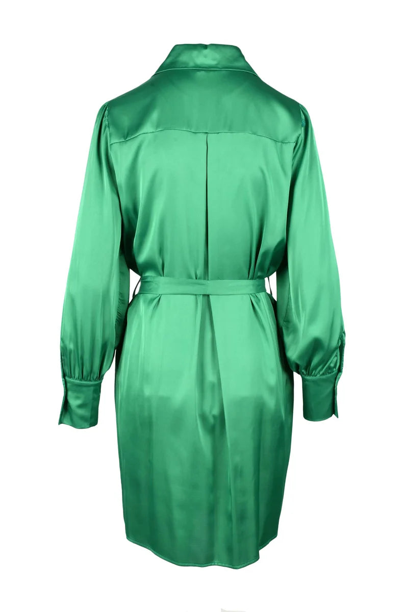 Think Abito Donna Poliestere - Verde