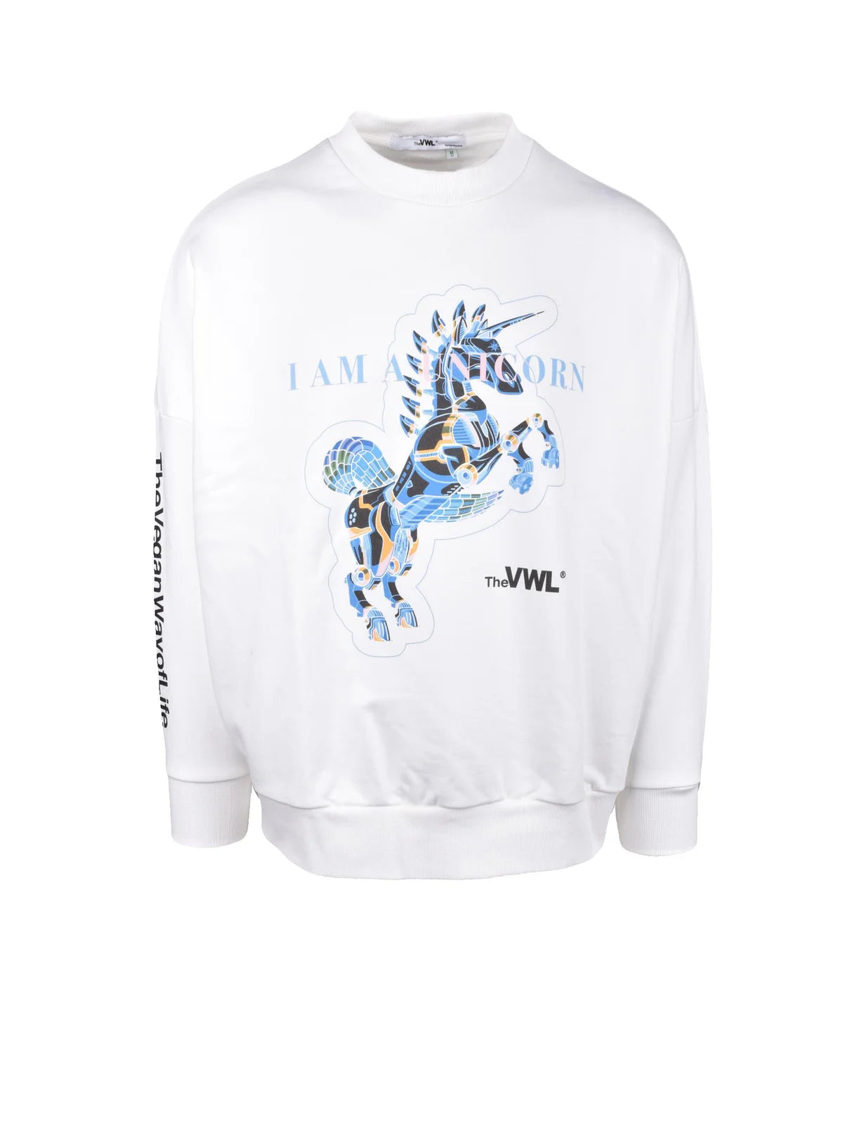 The Vegan Way Of Life Felpa - Bianco