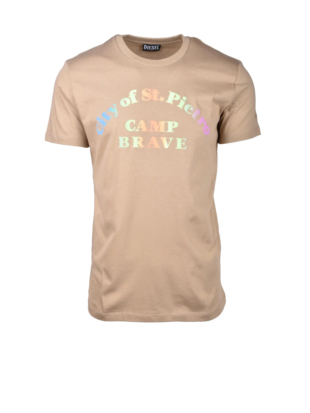 Diesel T-shirt Cotone - Verde Militare