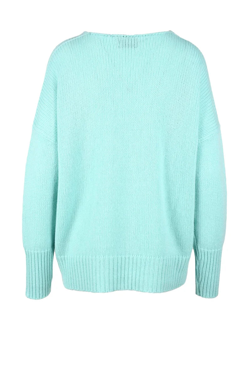 Nobili Maglia Cashmere Verde Acqua