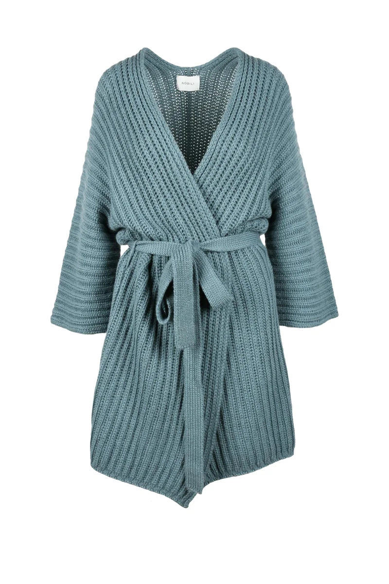 Nobili Cardigan Cashmere - Blu