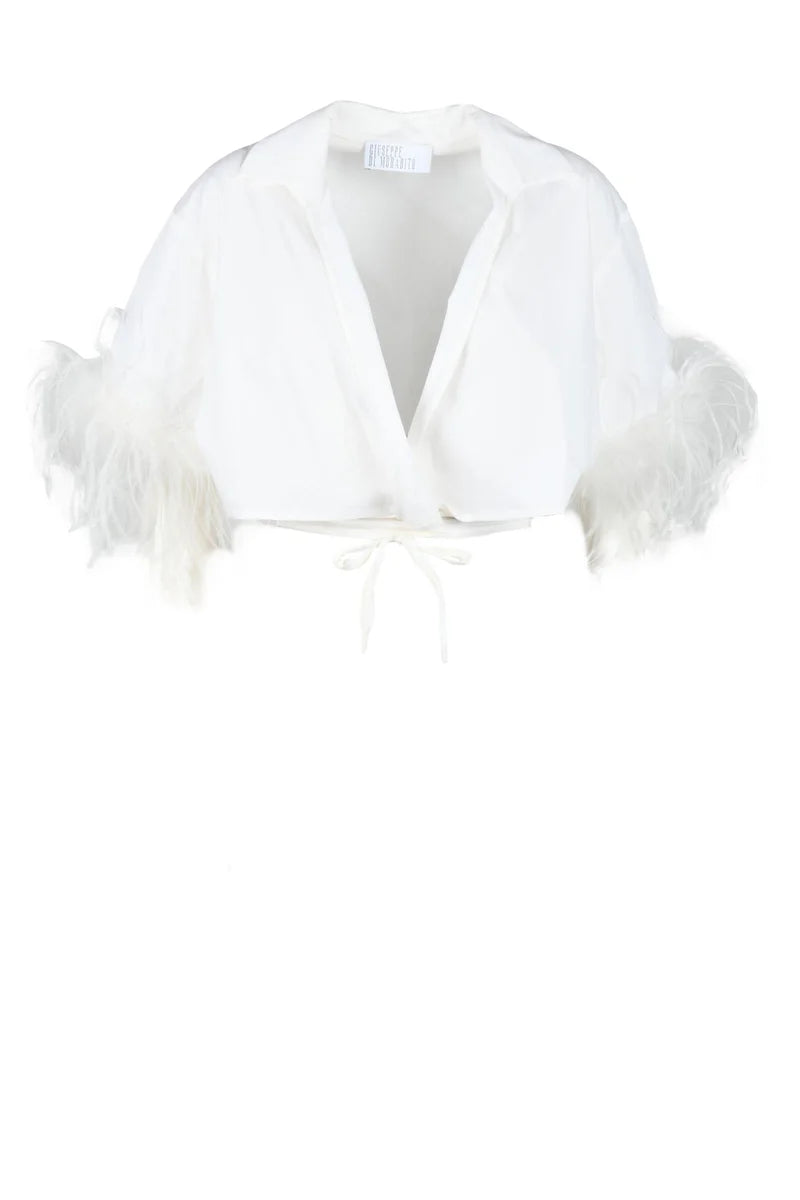 Giuseppe Di Morabito Top in Cotone - Bianco