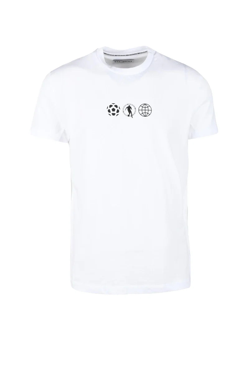 Bikkembergs T-shirt Girocollo - Bianco
