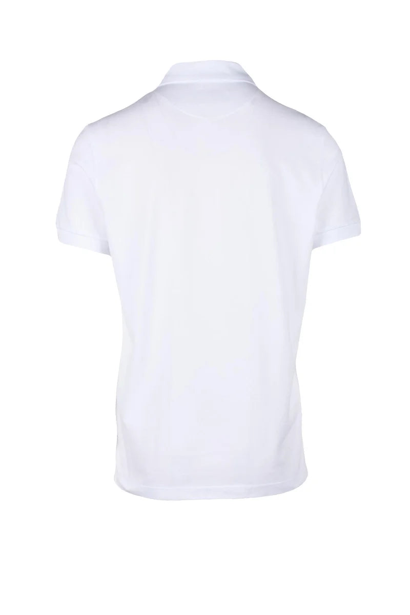 Bikkembergs Polo Cotone Stretch - Bianco