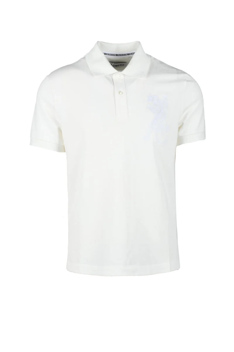 Bikkembergs Stretch Cotton Polo Shirt - Blue