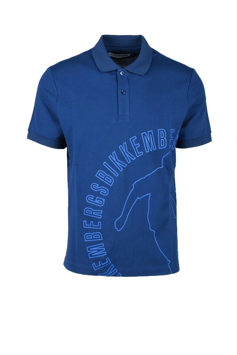 Bikkembergs Polo Cotone Stretch - Bianco