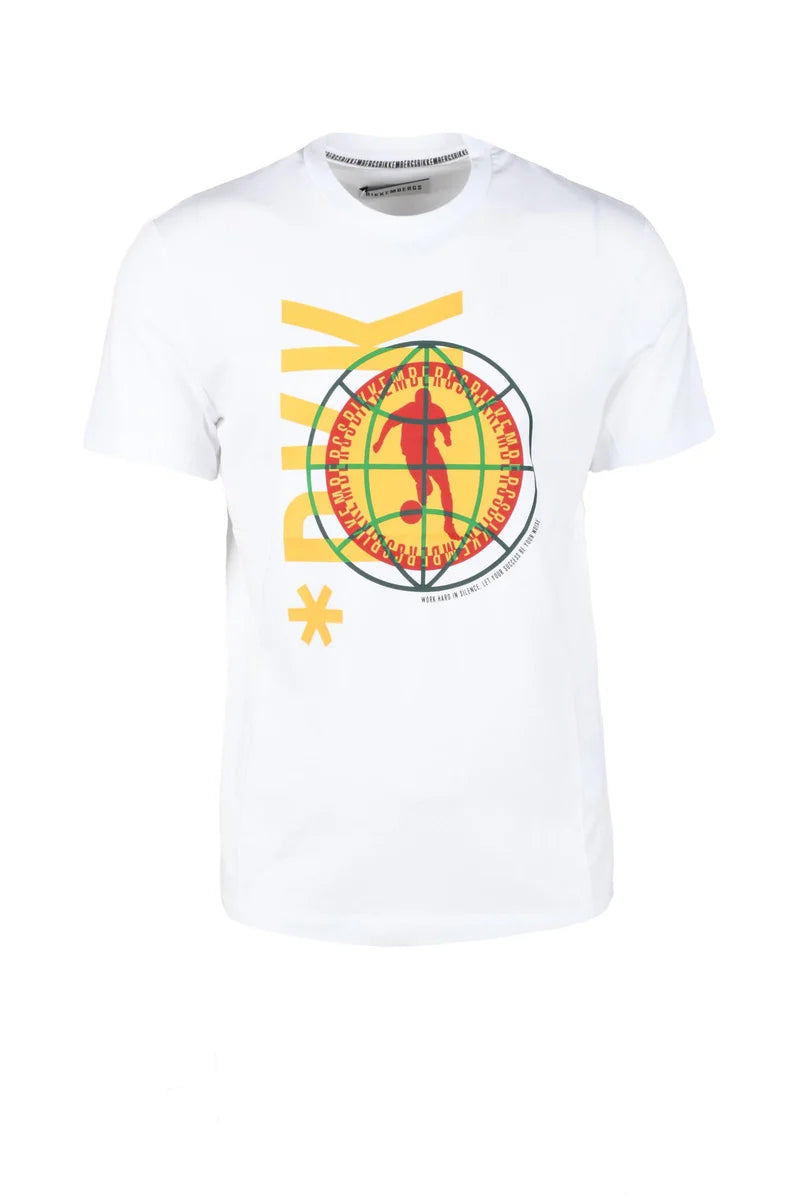Bikkembergs T-shirt Cotone Stretch - Bianco