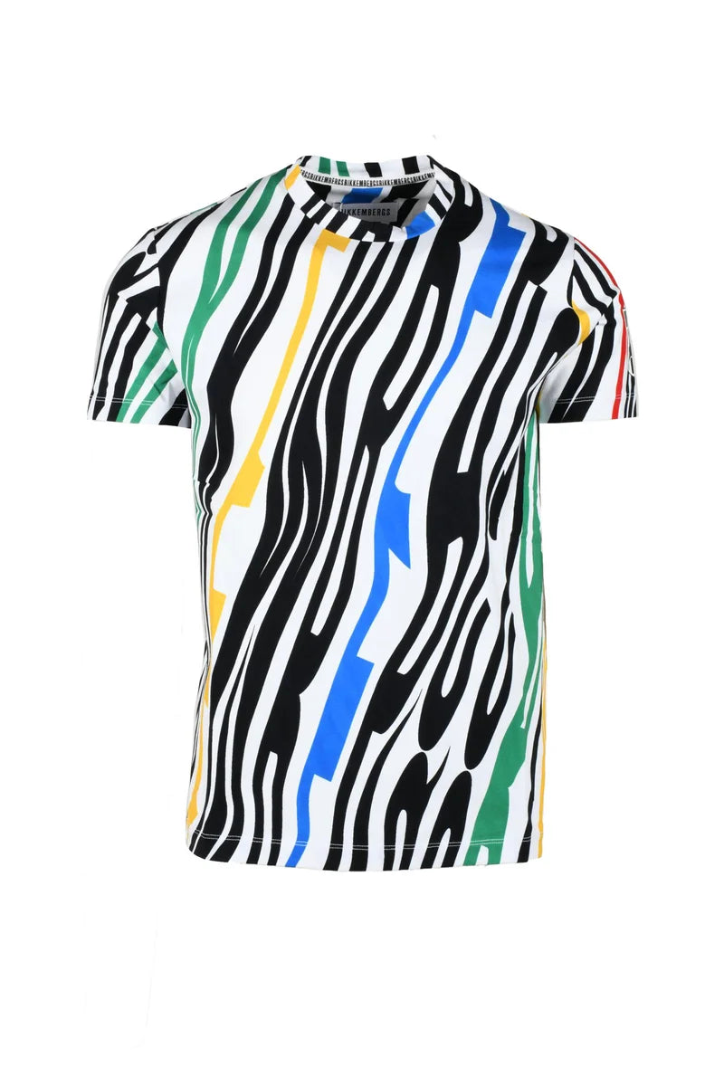 Bikkembergs T-shirt Girocollo - Multicolore