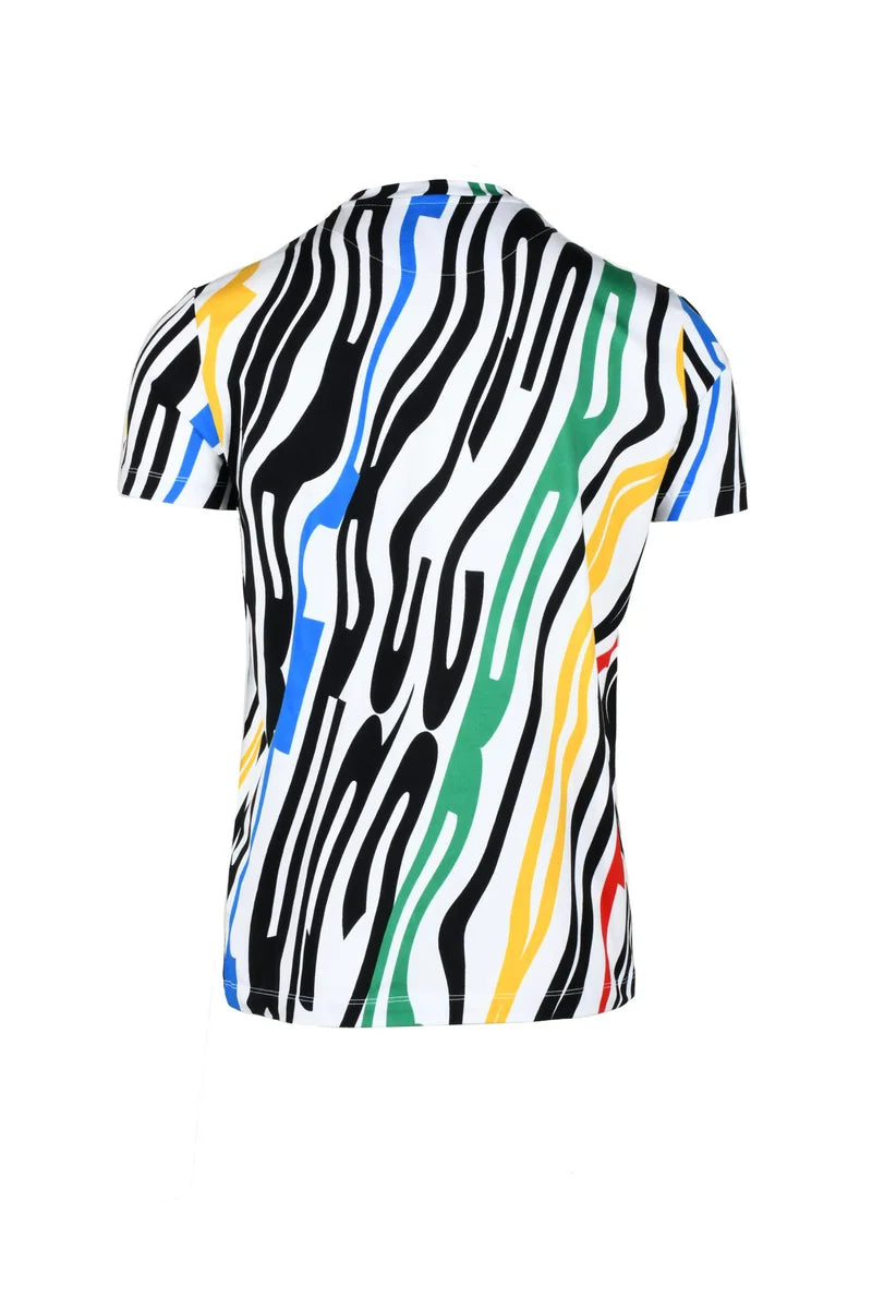 Bikkembergs T-shirt Girocollo - Multicolore