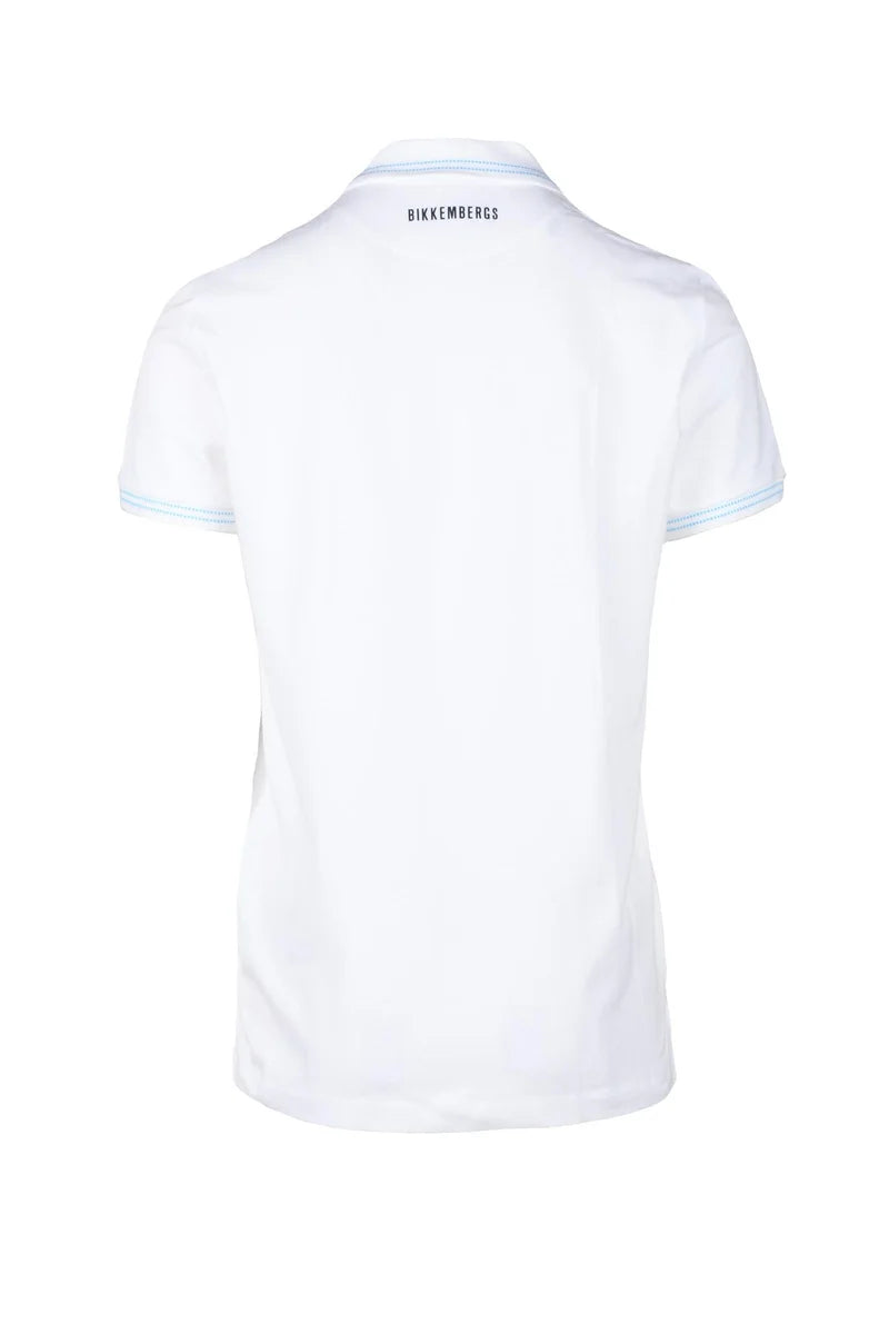 Bikkembergs Polo Manica Corta - Bianco