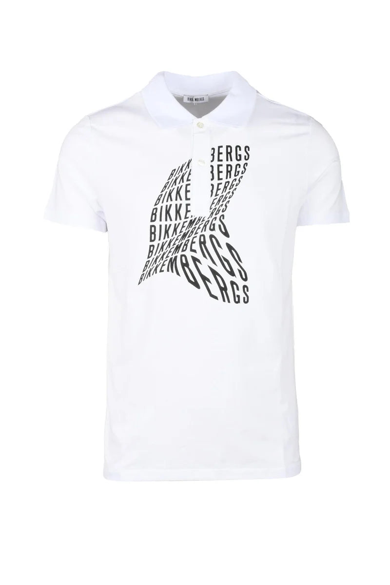 Bikkembergs Polo Manica Corta - Bianco