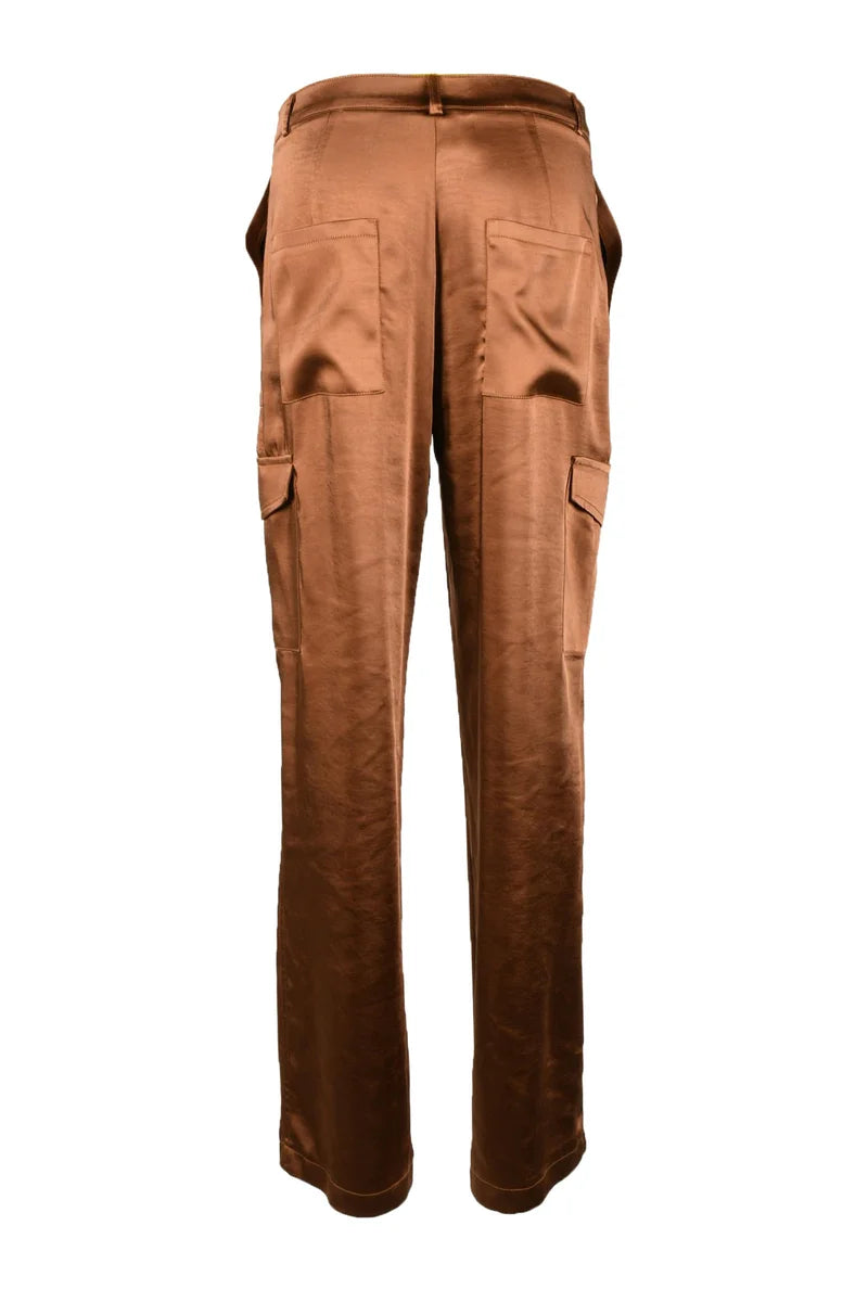 Etichetta Nera* Pantaloni Donna - Marrone