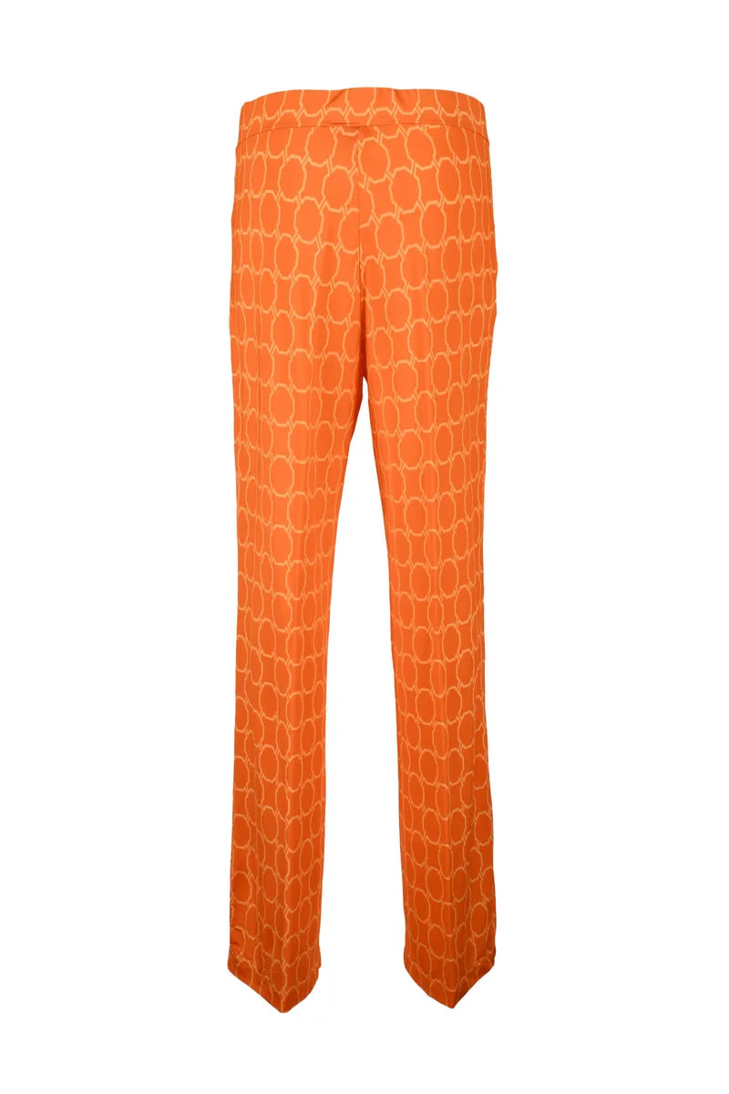 Caractere Pantalone Viscosa Stretch - Arancione