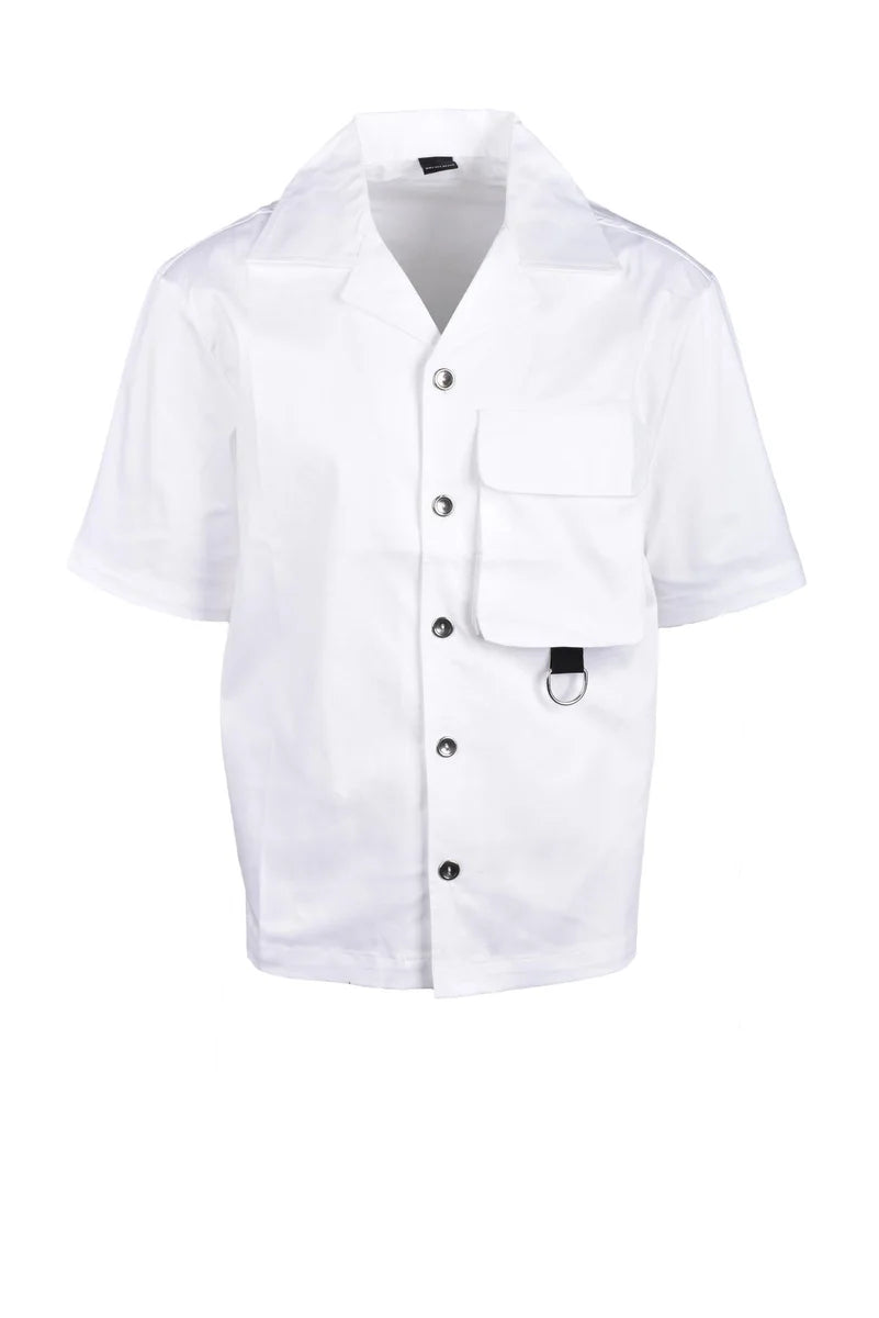 Why Not Brand Camicia Cotone Stretch - Bianco