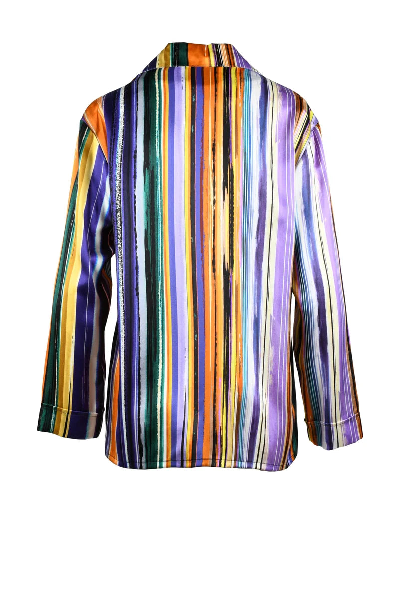 Sleep No More Camicia Seta - Viola