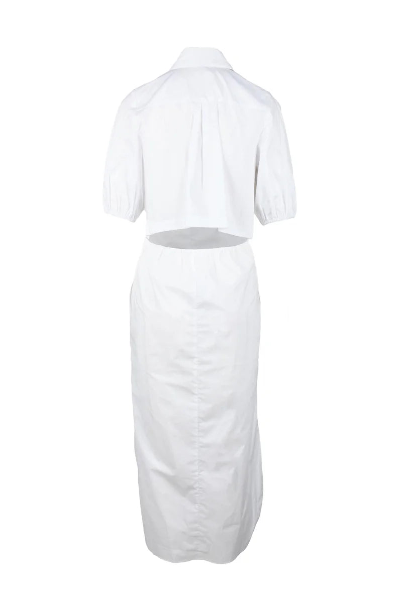 Patrizia Pepe Abito Cotone - Bianco