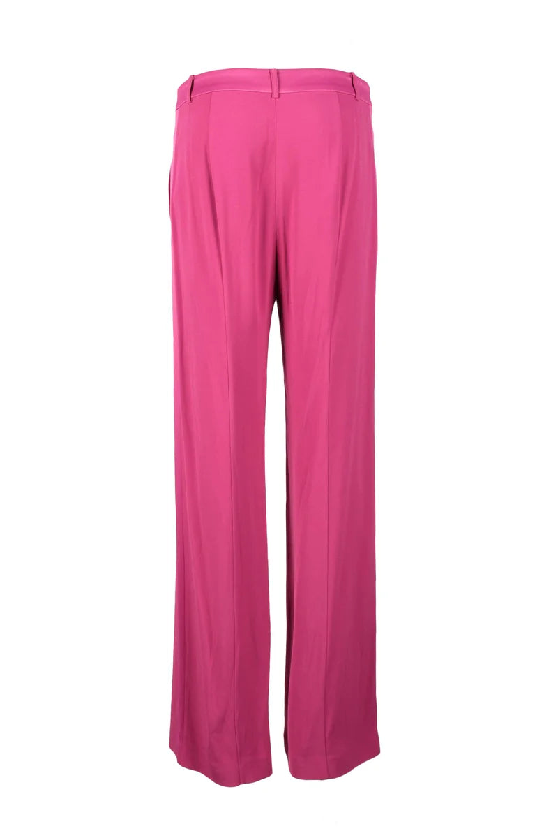 Patrizia Pepe Pantaloni Viscosa Stretch - Fucsia