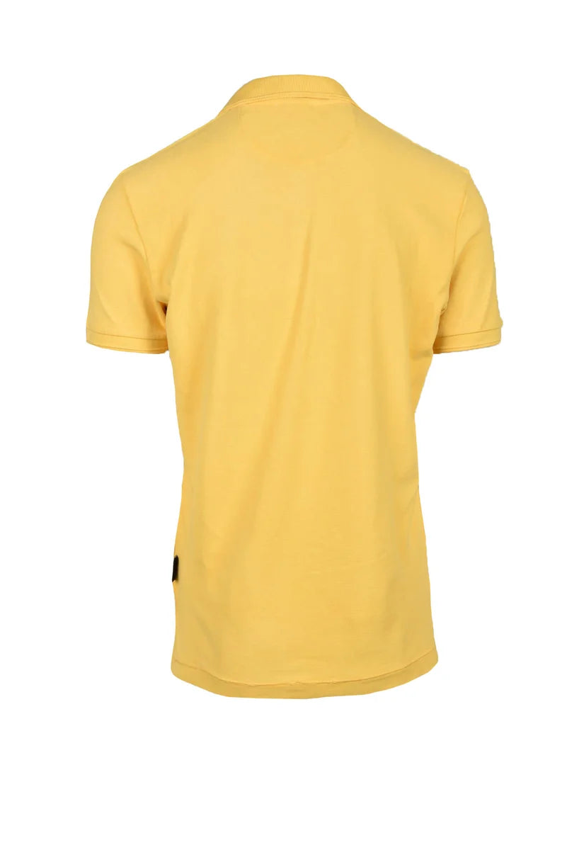 Star Point Polo in Cotone - Giallo
