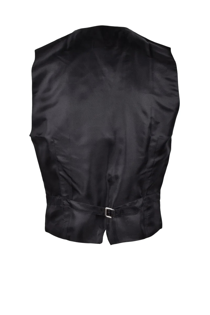 Harrys & Brown Silk Vest - Black