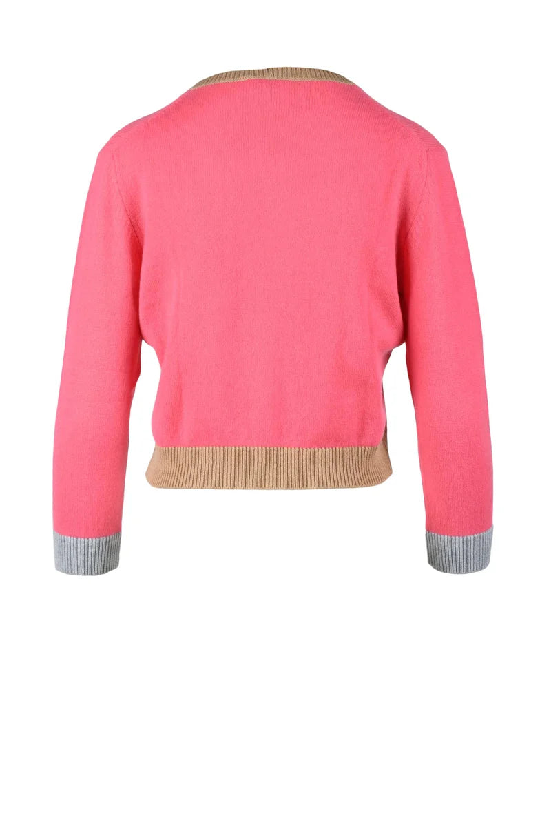 Rocco Ragni Cardigan Cashmere - Rosa