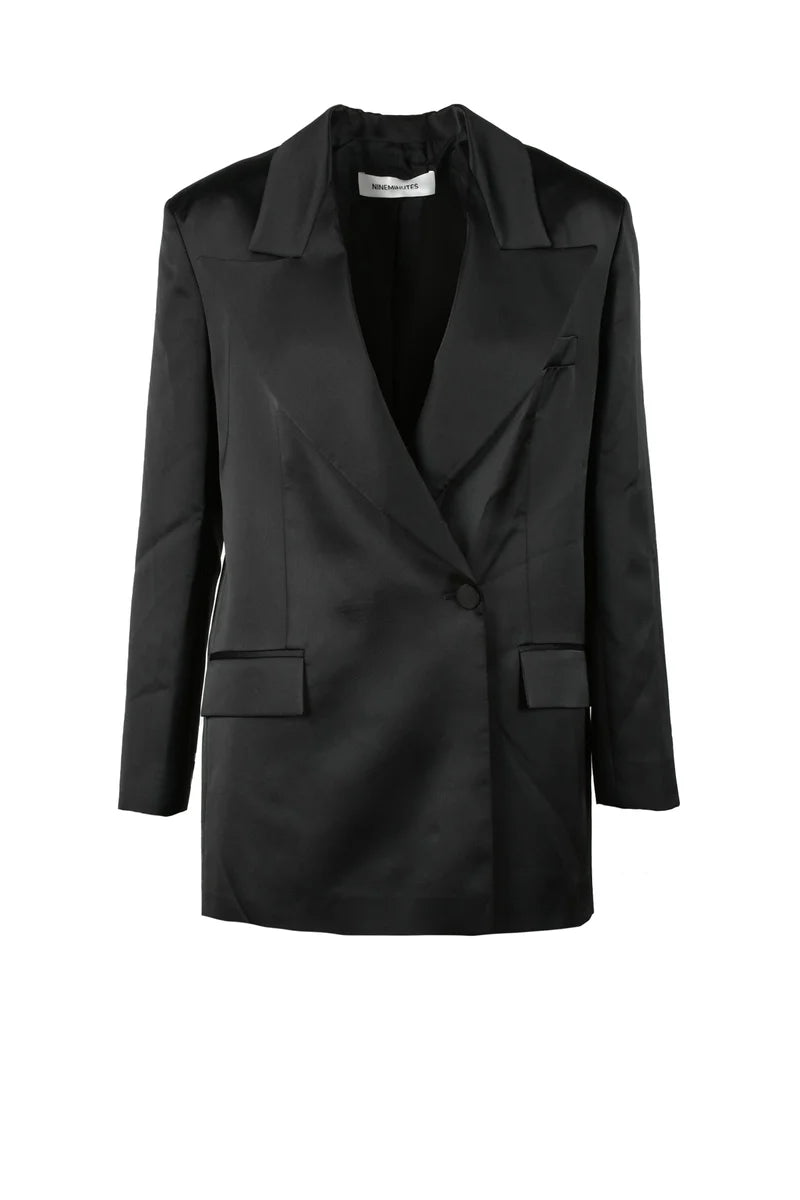 Nineminutes Giacca Poliestere ed Elastan - Nero