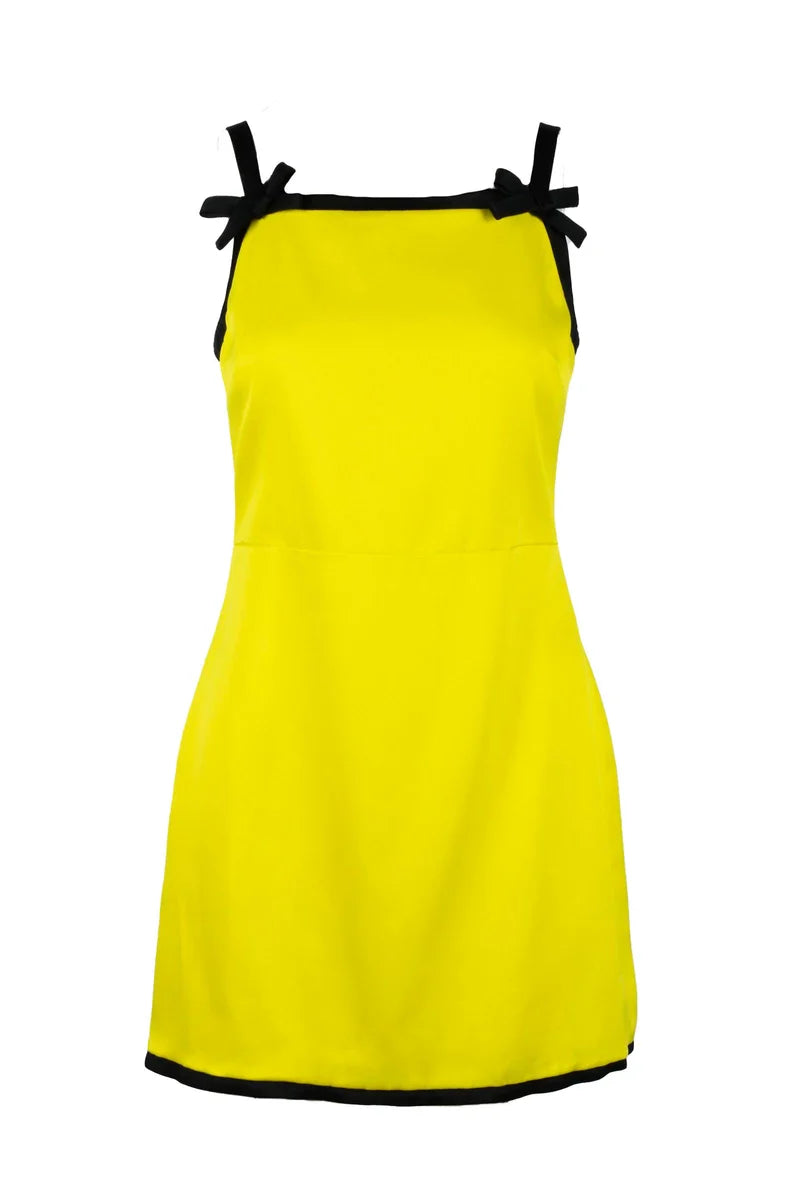 MSGM Abito Tubino - Giallo