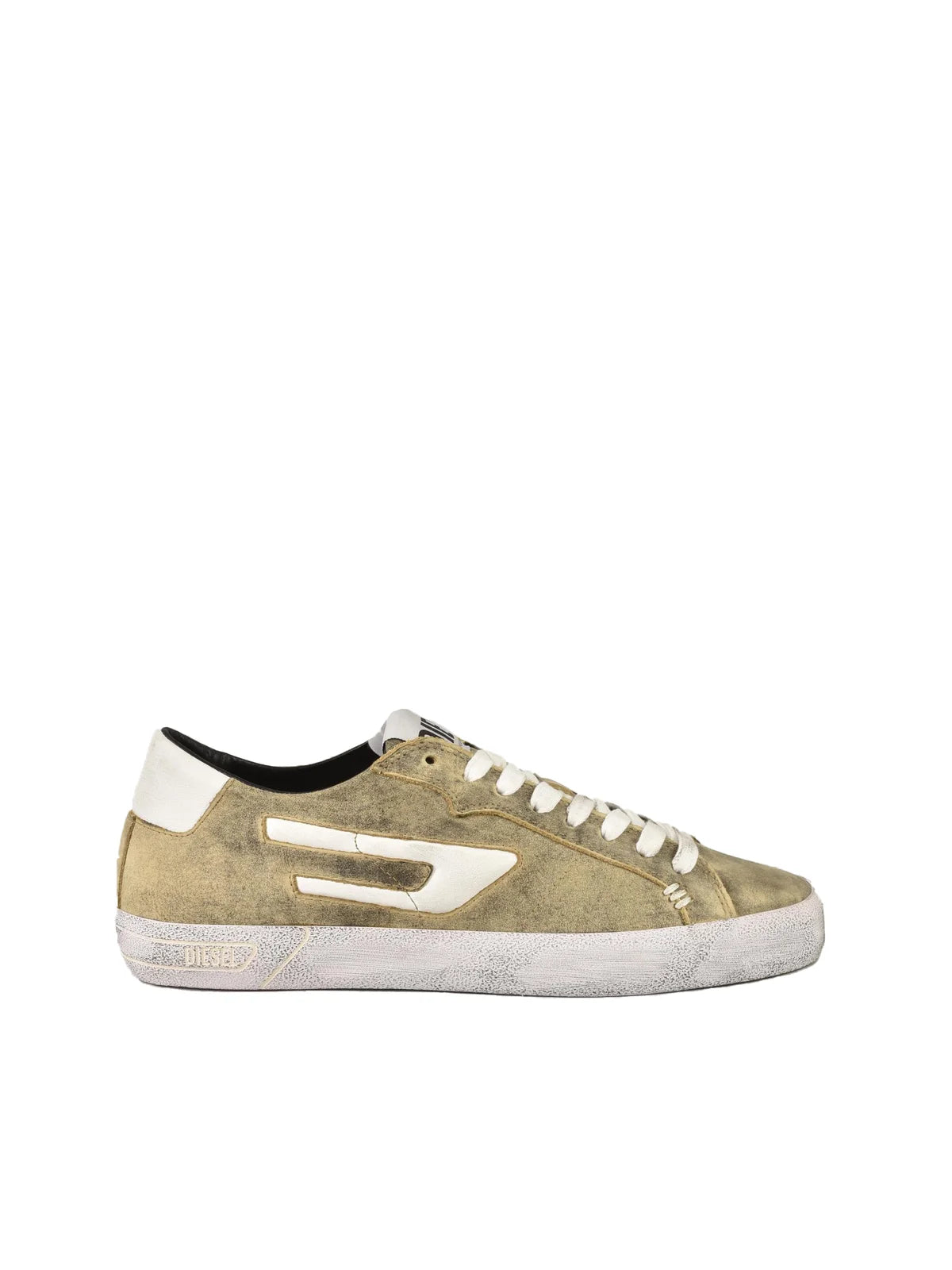 Diesel Sneakers in Pelle - Marrone Bianco
