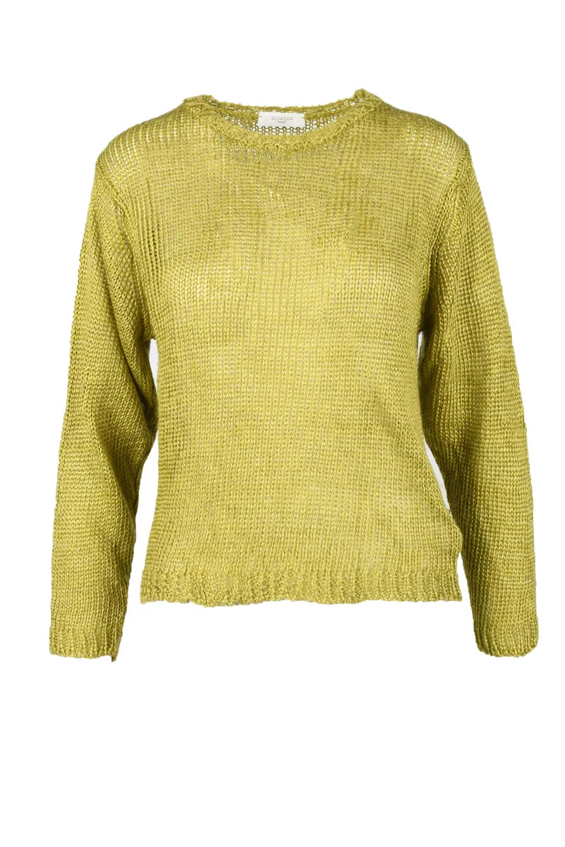Zanone-slowear Maglia Lino - Verde Mela