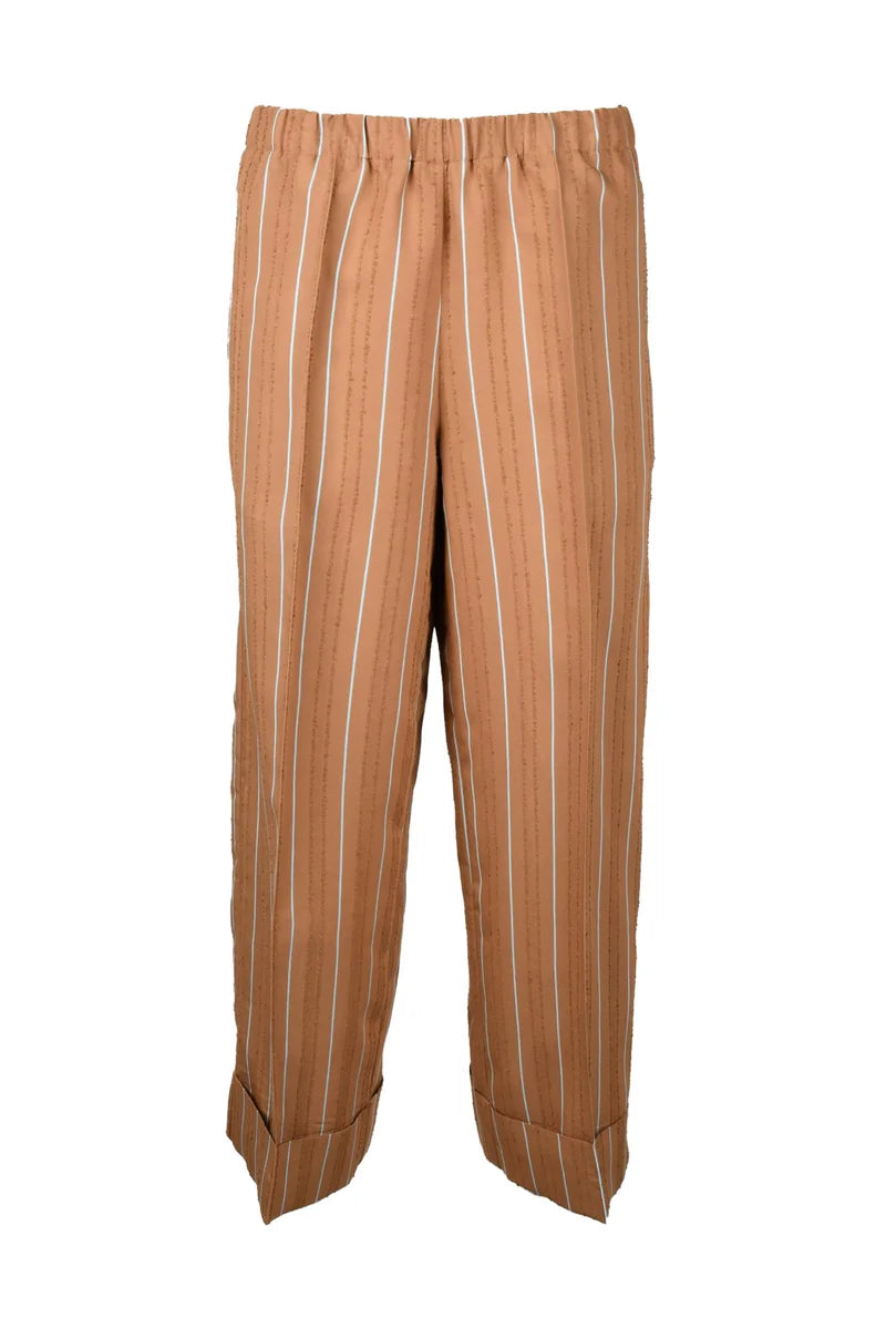 Collection Privee? Pantaloni Comfort Fit - Marrone