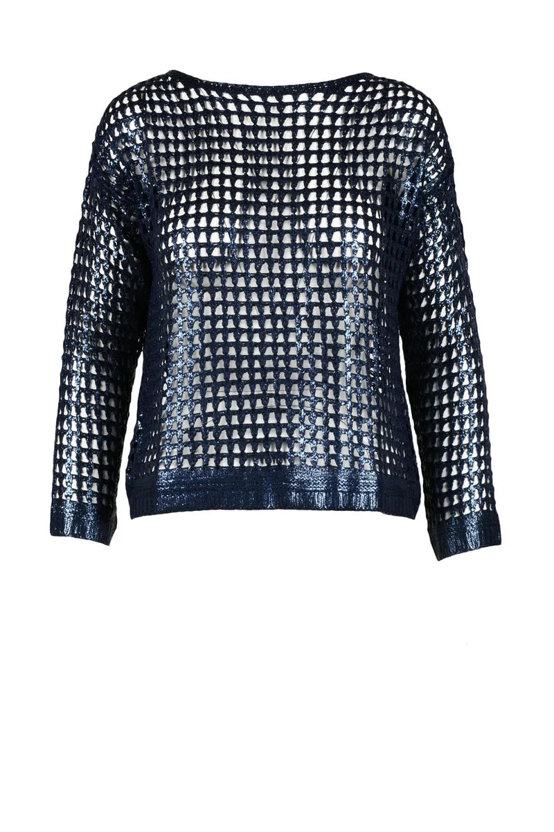 Blu Bianco Maglia - Blu Notte